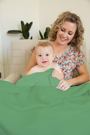Baby + Mama Custom Minky Blanket Mockup #25