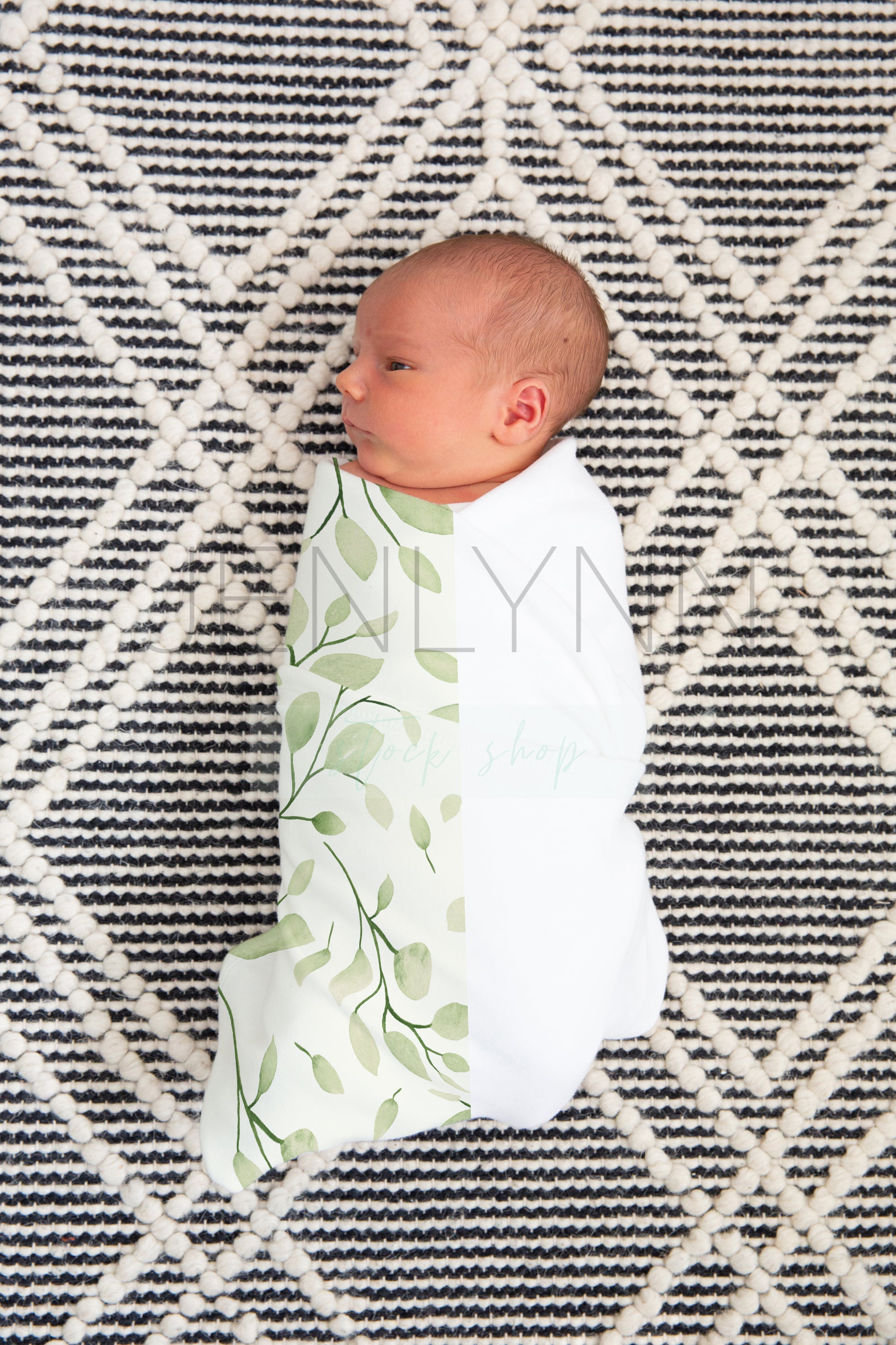 Jersey Baby Boy Blanket Mockup #3 PSD