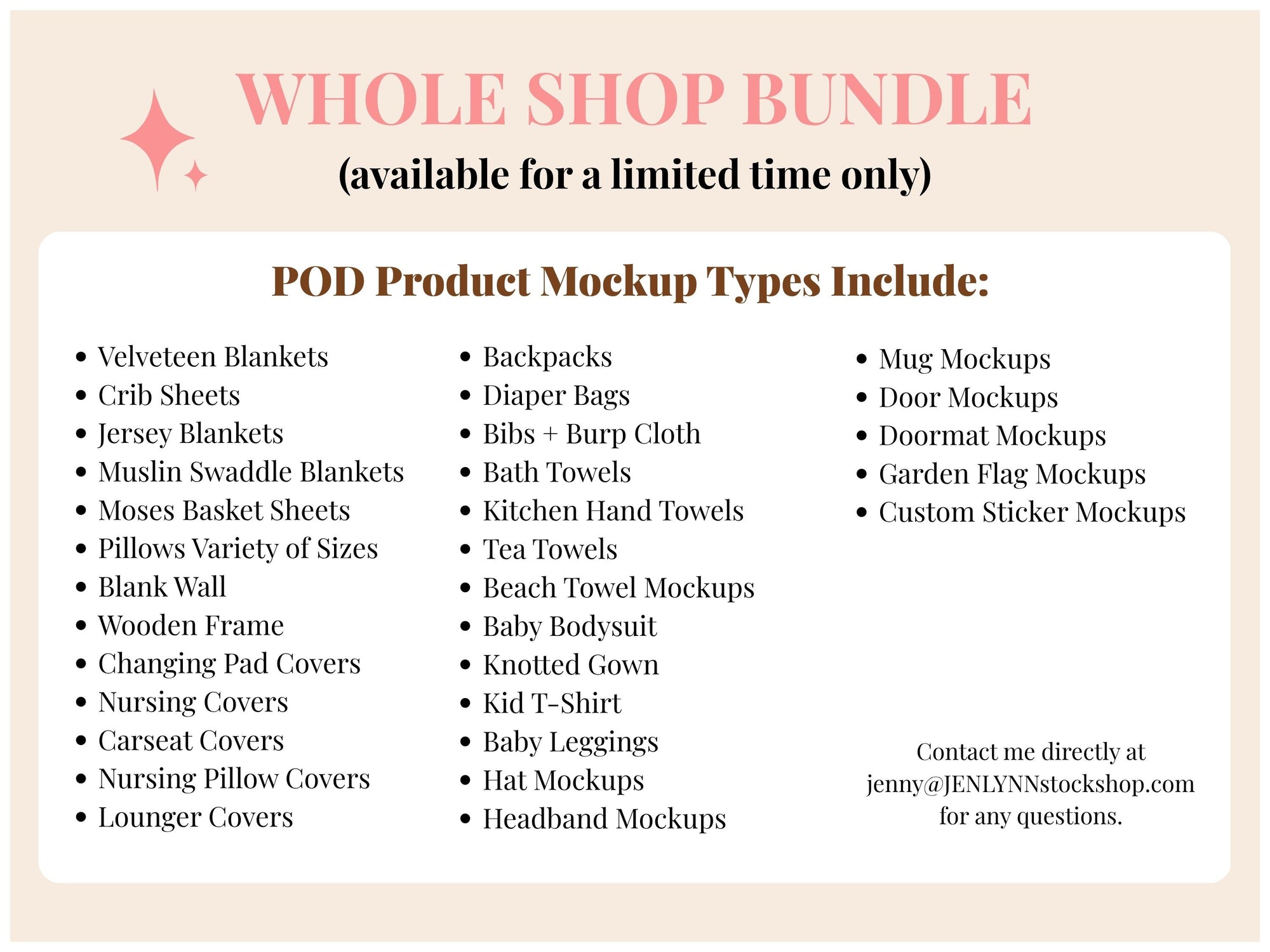 WHOLE SHOP Mockup Bundle, Entire Shop Bundle, Full Access | Real Print on Demand Store Product Mockups