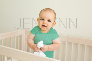 White Bodysuit Mockup Baby Ben PSD #BB31