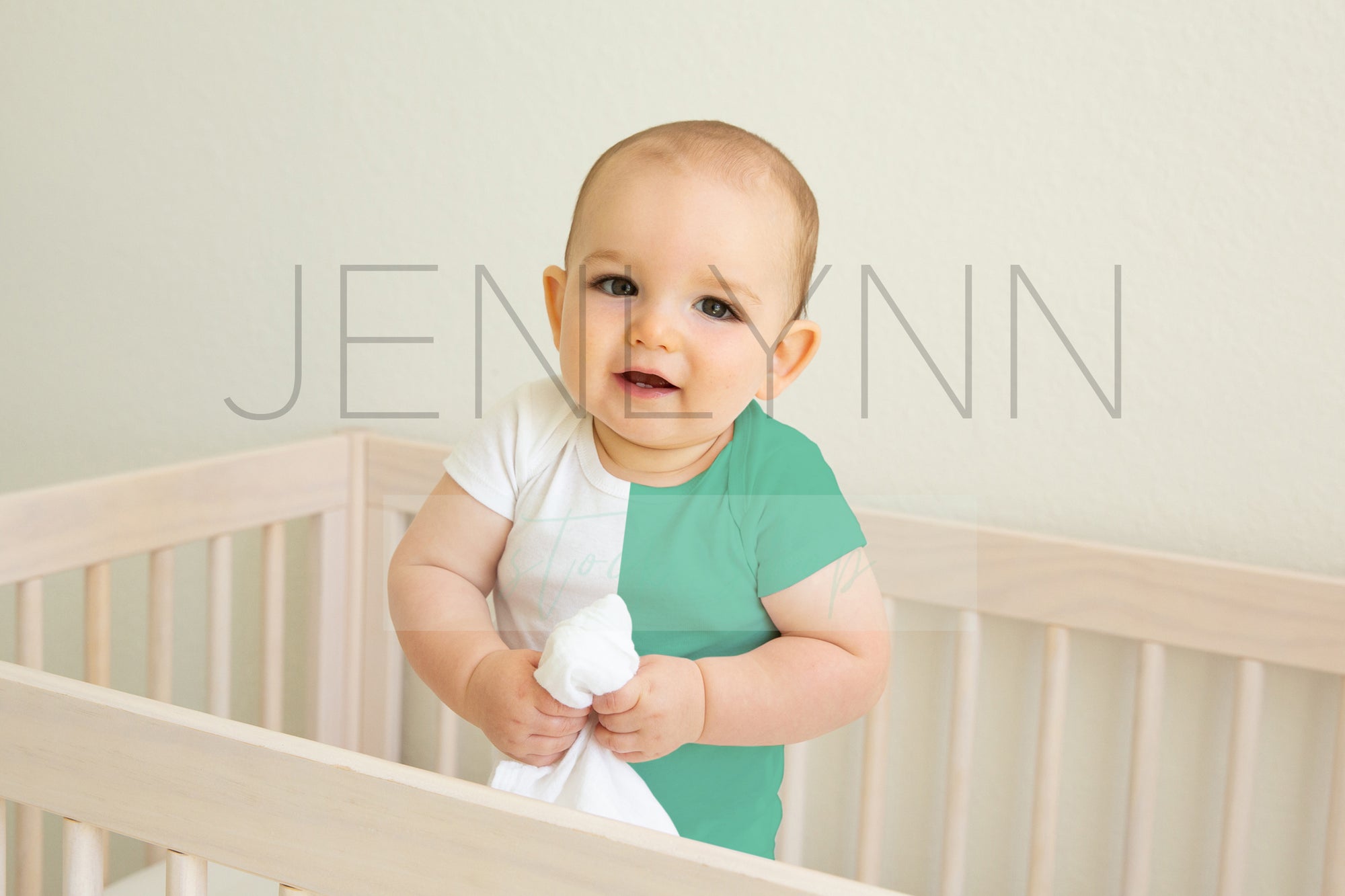 White Bodysuit Mockup Baby Ben PSD #BB31