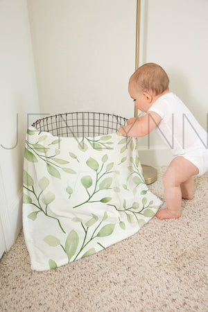 Minky Blanket in Basket #01 (Copy)