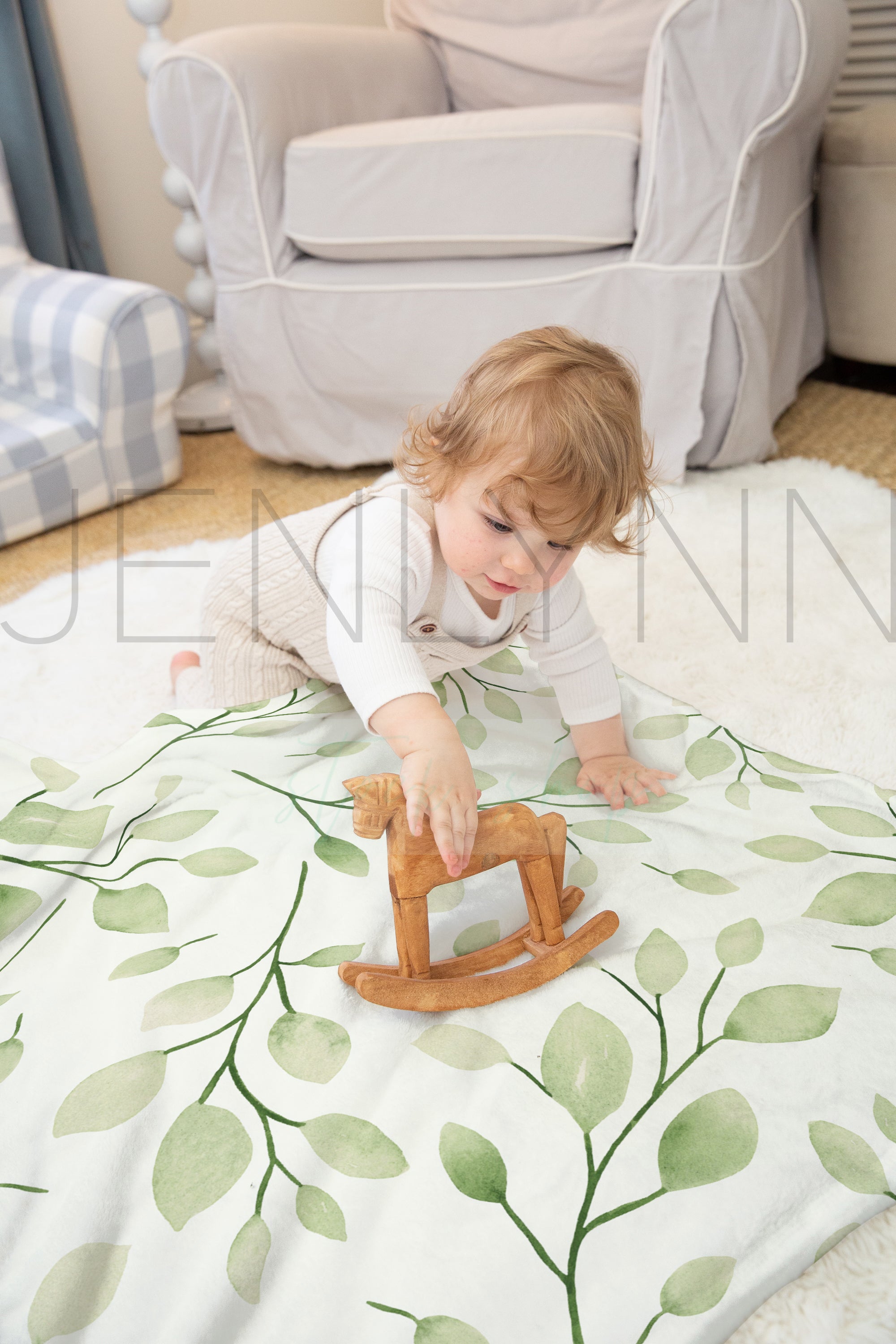 Baby Minky Blanket Mockup #21 PSD