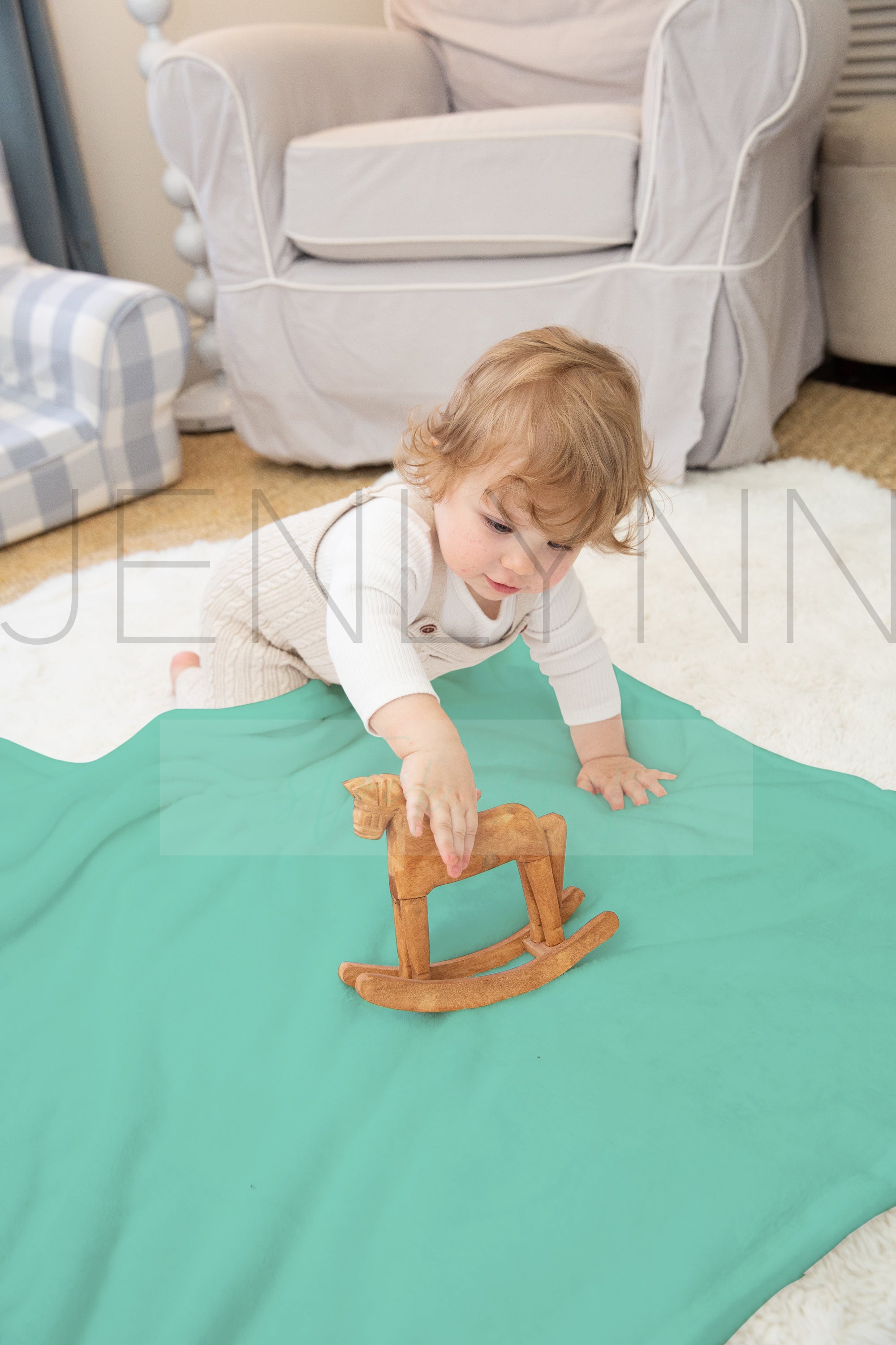 Baby Minky Blanket Mockup #21 PSD