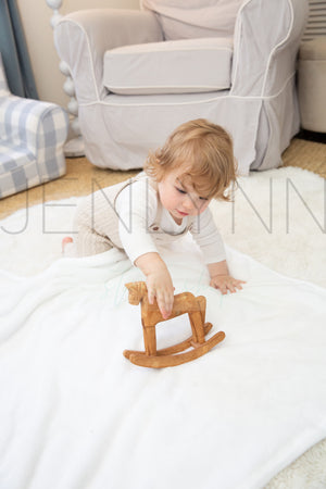 Baby Minky Blanket Mockup #21 PSD