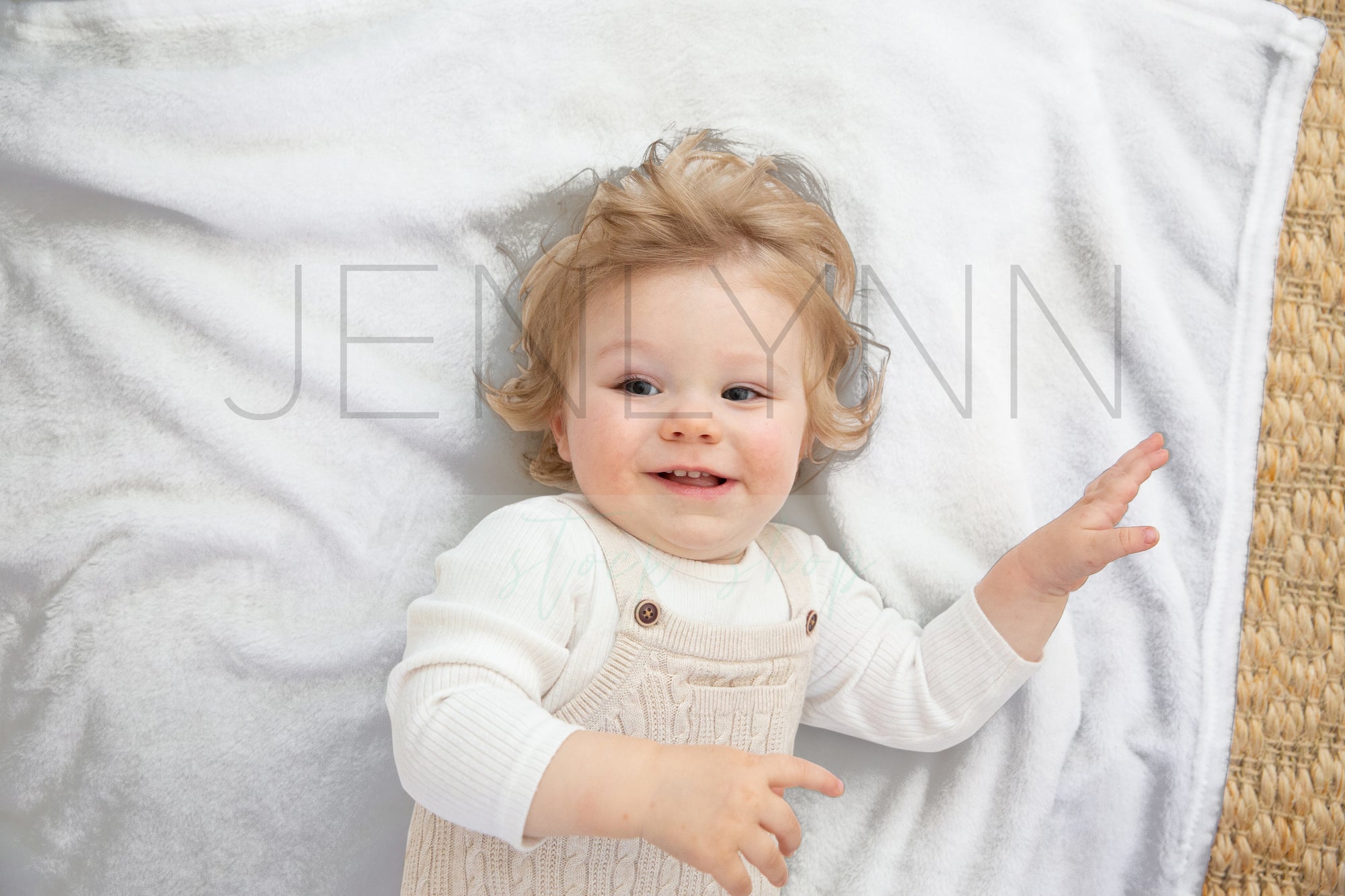 Baby Minky Blanket Mockup #22 PSD