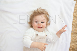 Baby Minky Blanket Mockup #22 PSD