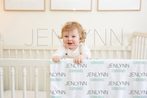 Baby Minky Blanket Mockup #07 PSD