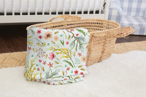 Minky Blanket in Moses Basket #BH42 PSD