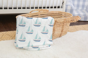 Minky Blanket in Moses Basket #BH42 PSD