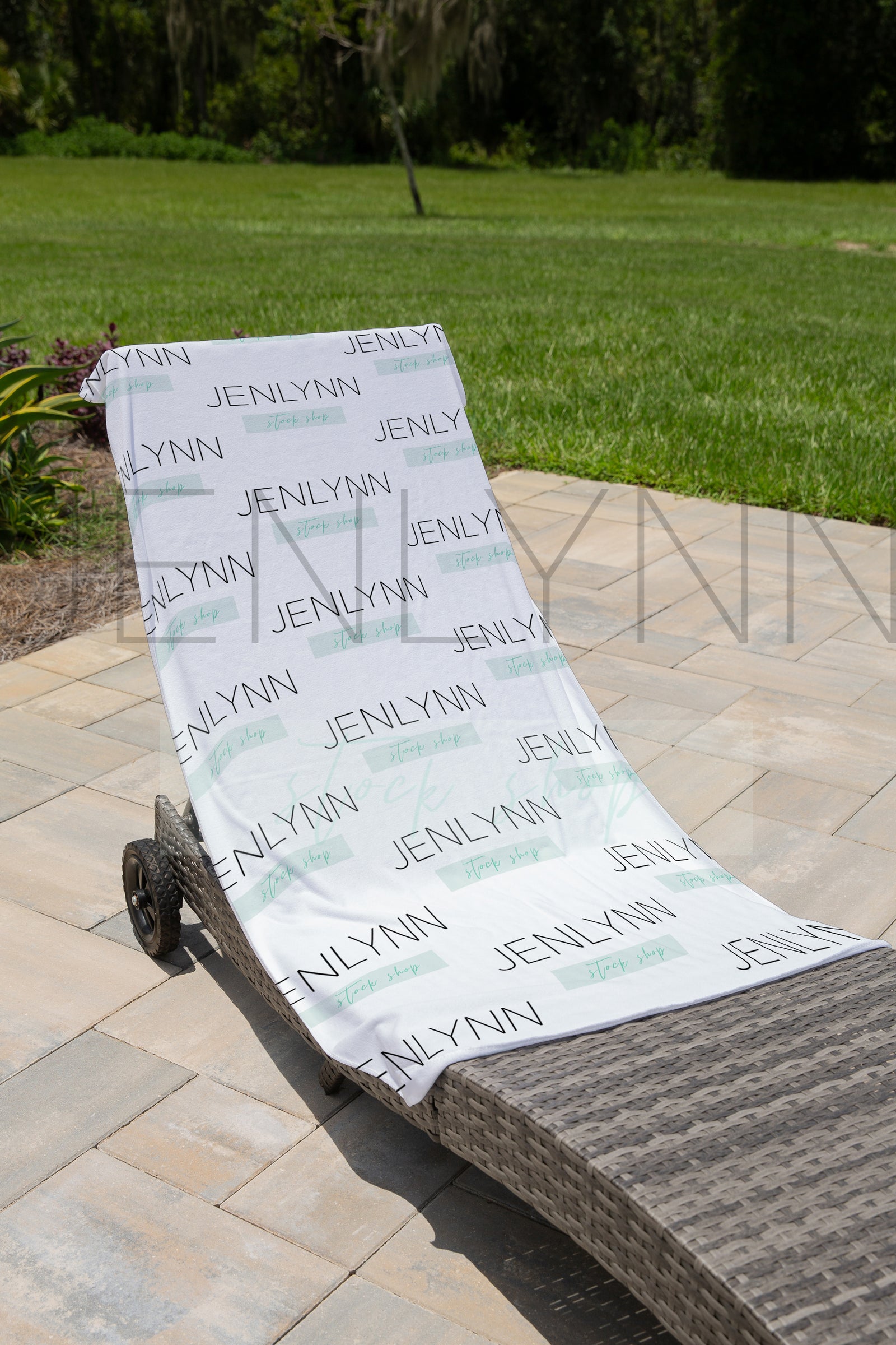 Custom Beach Towel Mockup #BH08