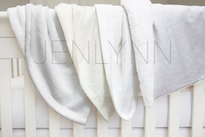 Fleece, Minky, Jersey, Sherpa Baby Blanket Mockup #2