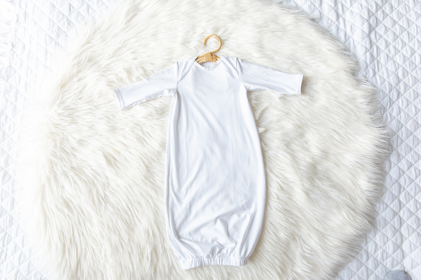 Baby Sleeper Gown Mockup PSD #1