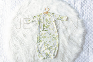 Baby Sleeper Gown Mockup PSD #1