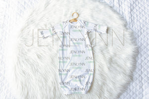 Baby Sleeper Gown Mockup PSD #1