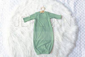 Baby Sleeper Gown Mockup PSD #1