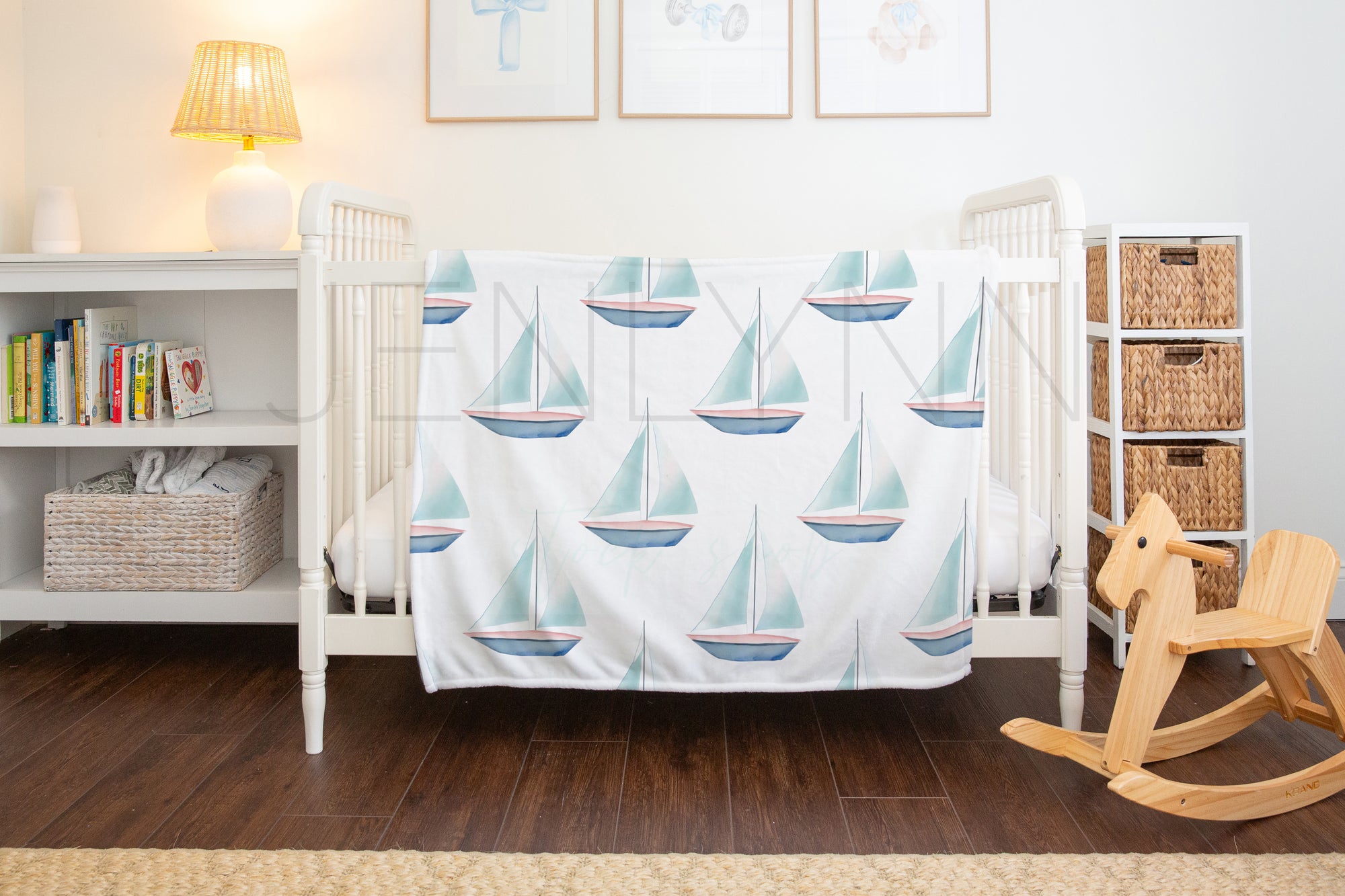 30x40 Minky Blanket Mockup PSD