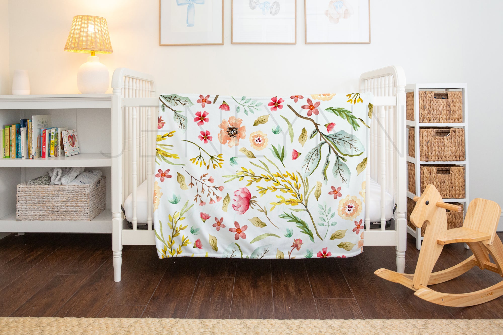 30x40 Minky Blanket Mockup PSD