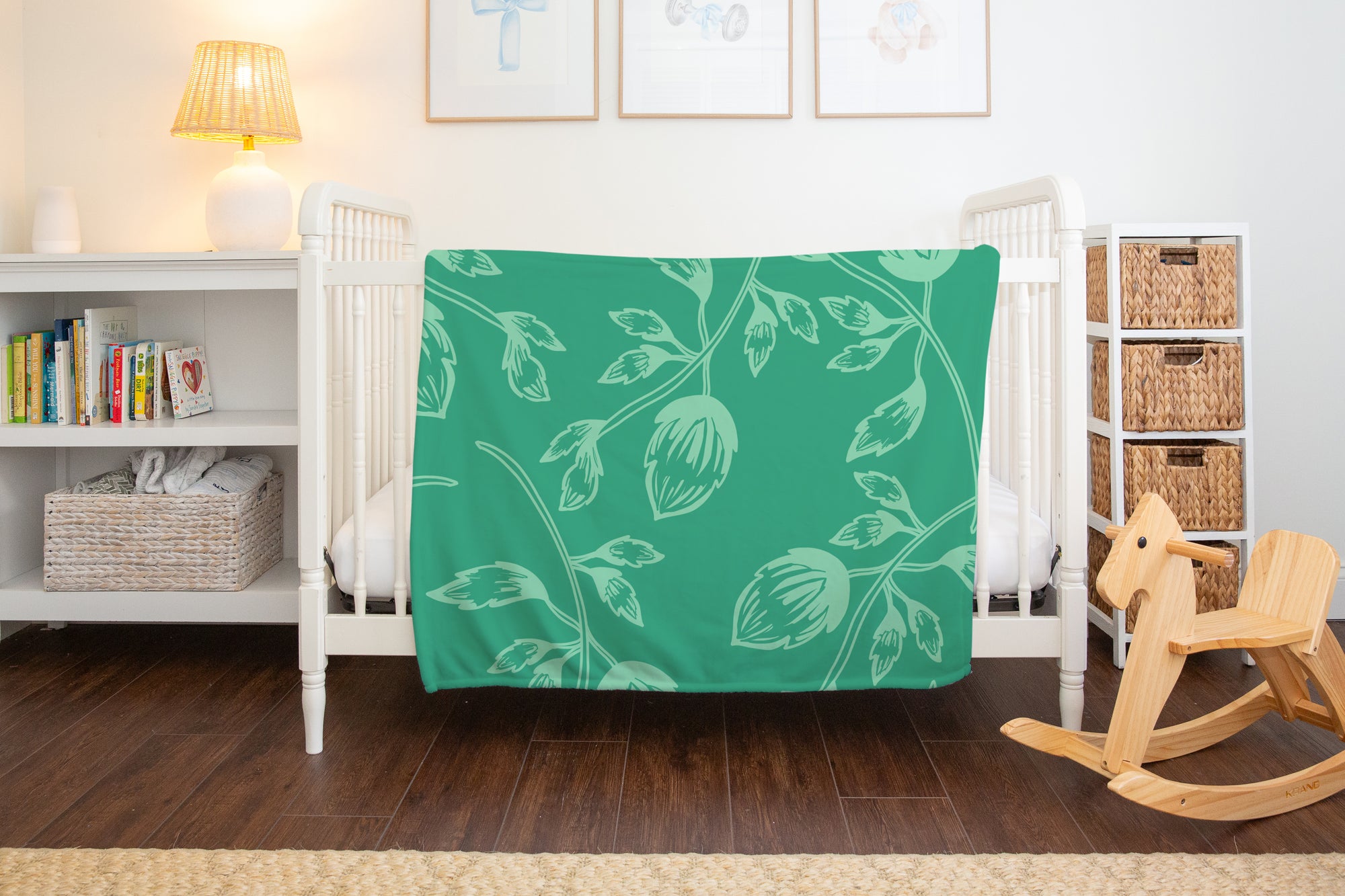 30x40 Minky Blanket Mockup PSD
