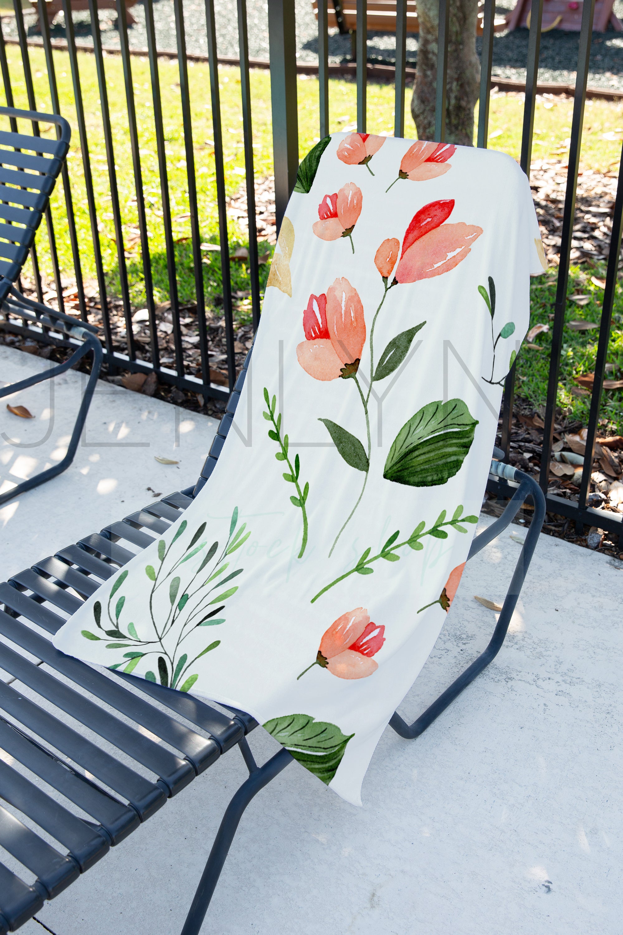Beach Pool Towel Mockup #CH01