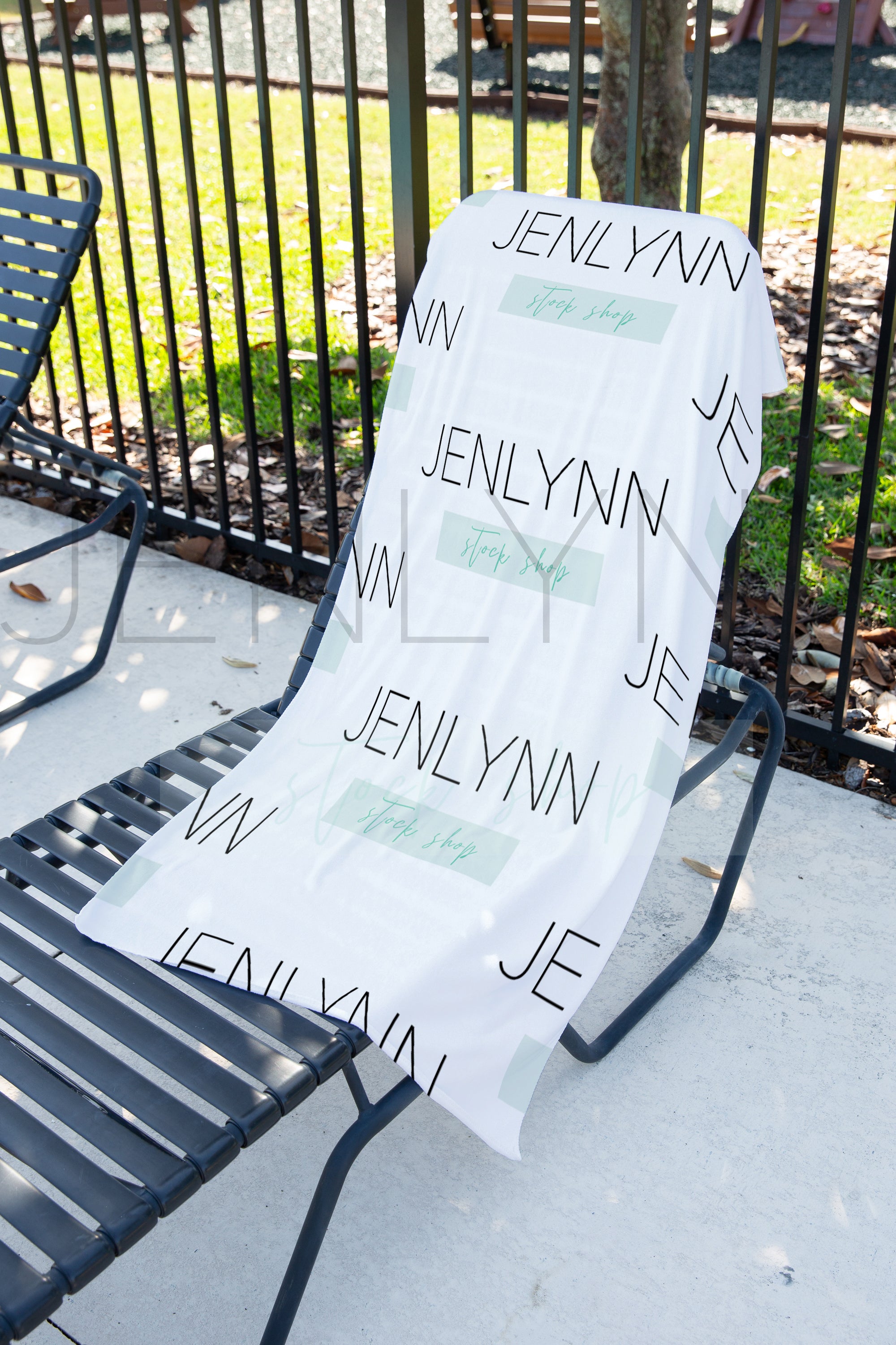Beach Pool Towel Mockup #CH01