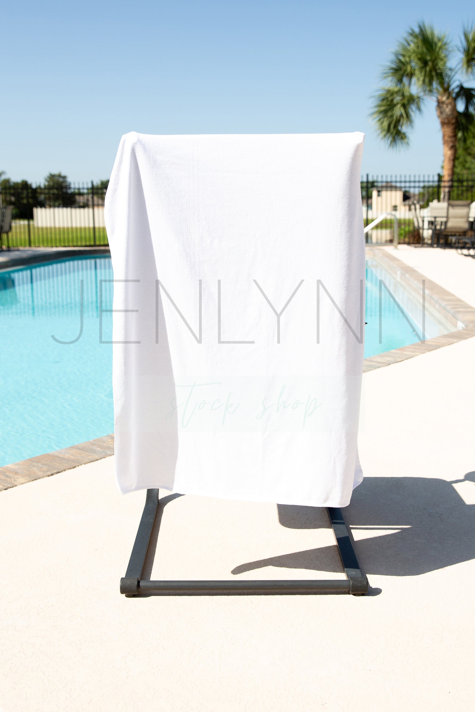 Beach Pool Towel Mockup #CH08
