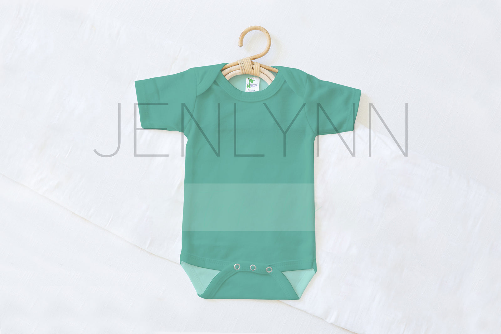 Laughing Giraffe Bodysuit Mockup JPG