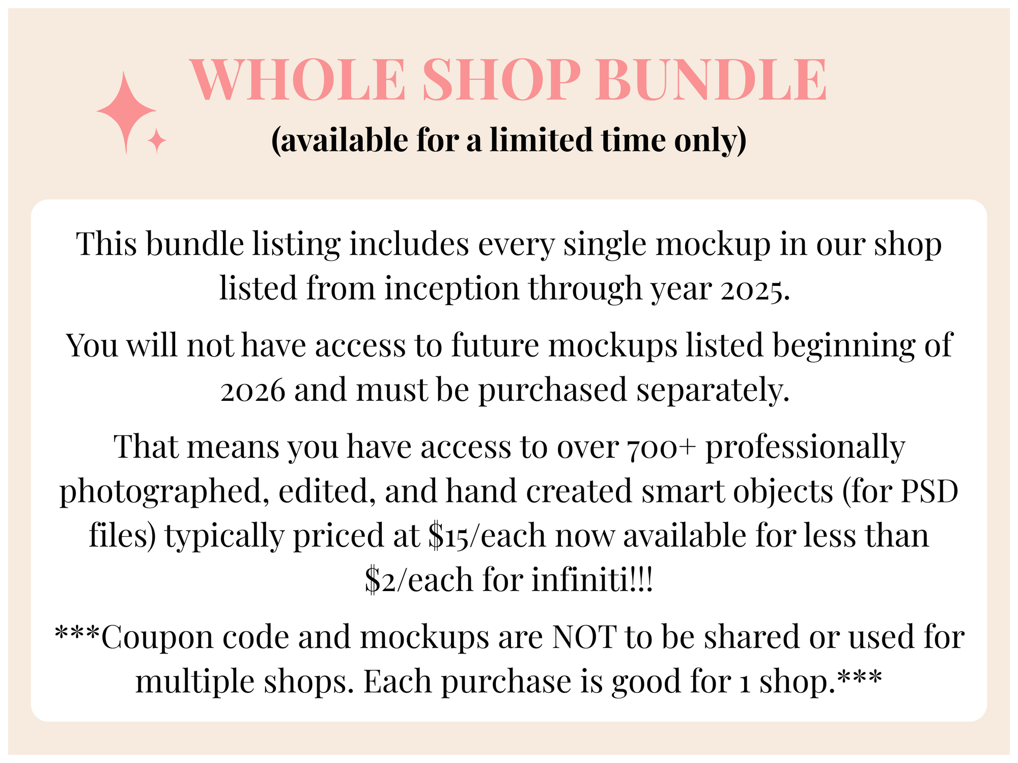 WHOLE SHOP Mockup Bundle, Entire Shop Bundle, Full Access | Real Print on Demand Store Product Mockups