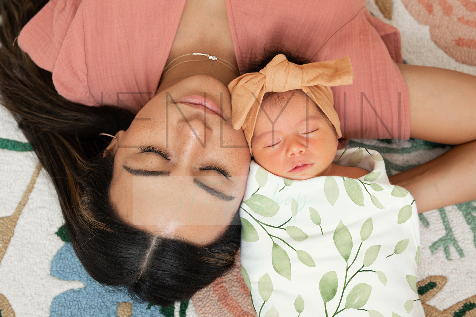 Jersey Baby Girl Blanket Mockup #GG21 PSD