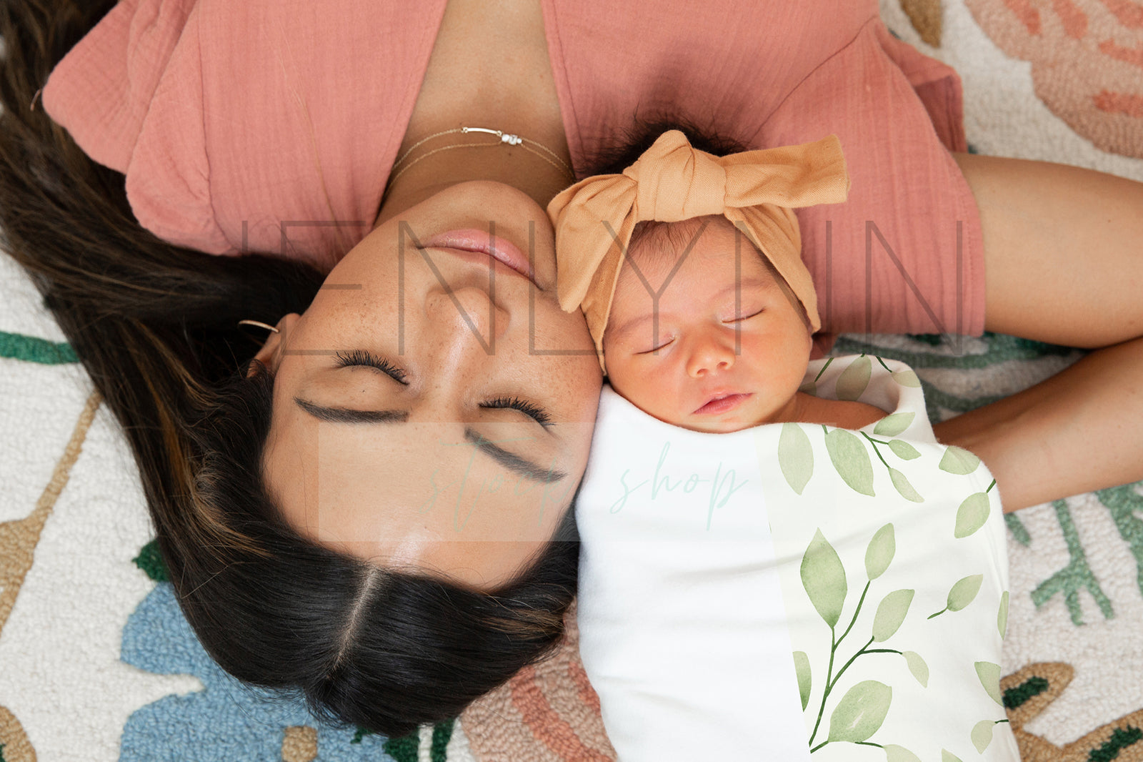 Jersey Baby Girl Blanket Mockup #GG21 PSD