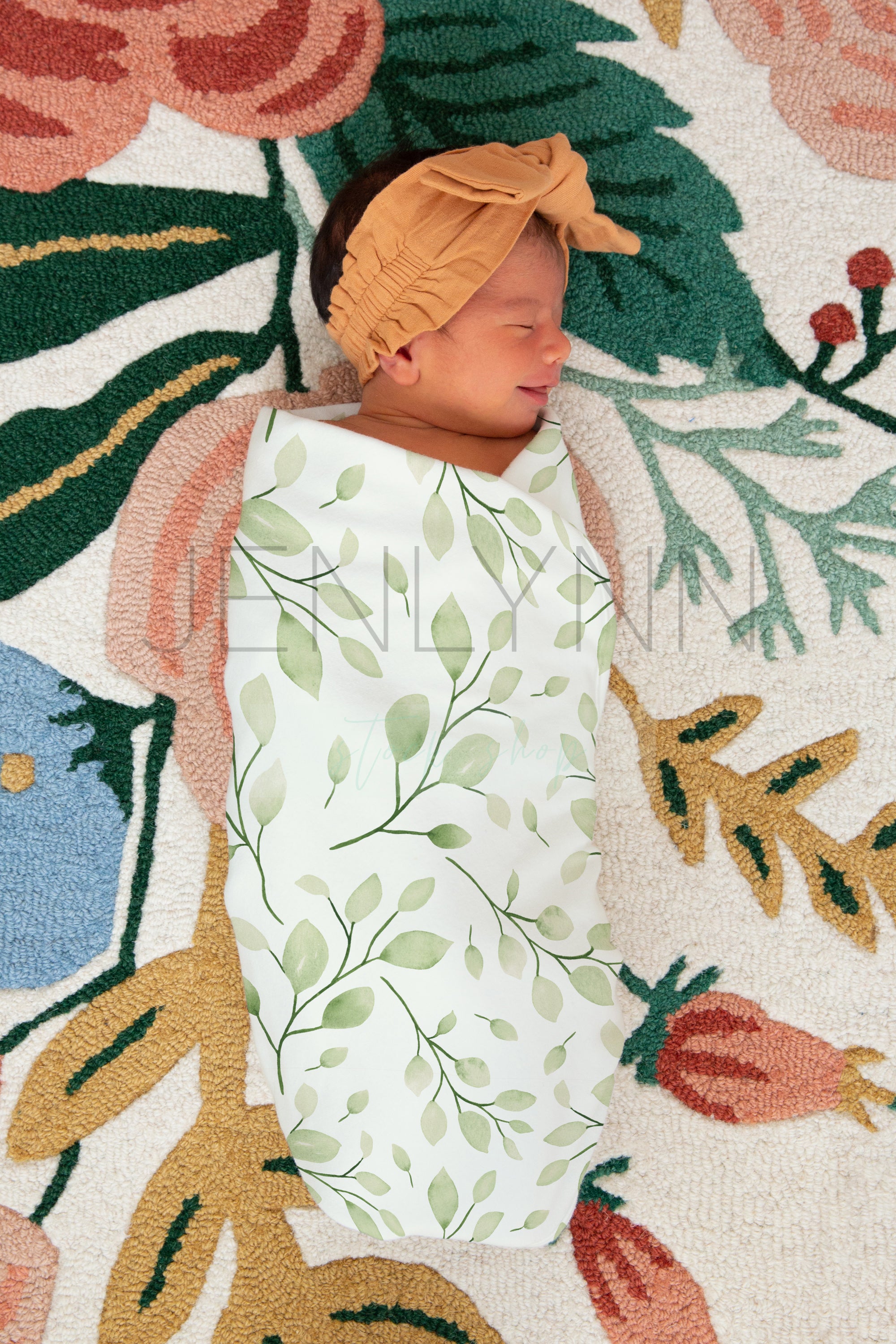 Jersey Baby Girl Blanket Mockup #GG26 PSD