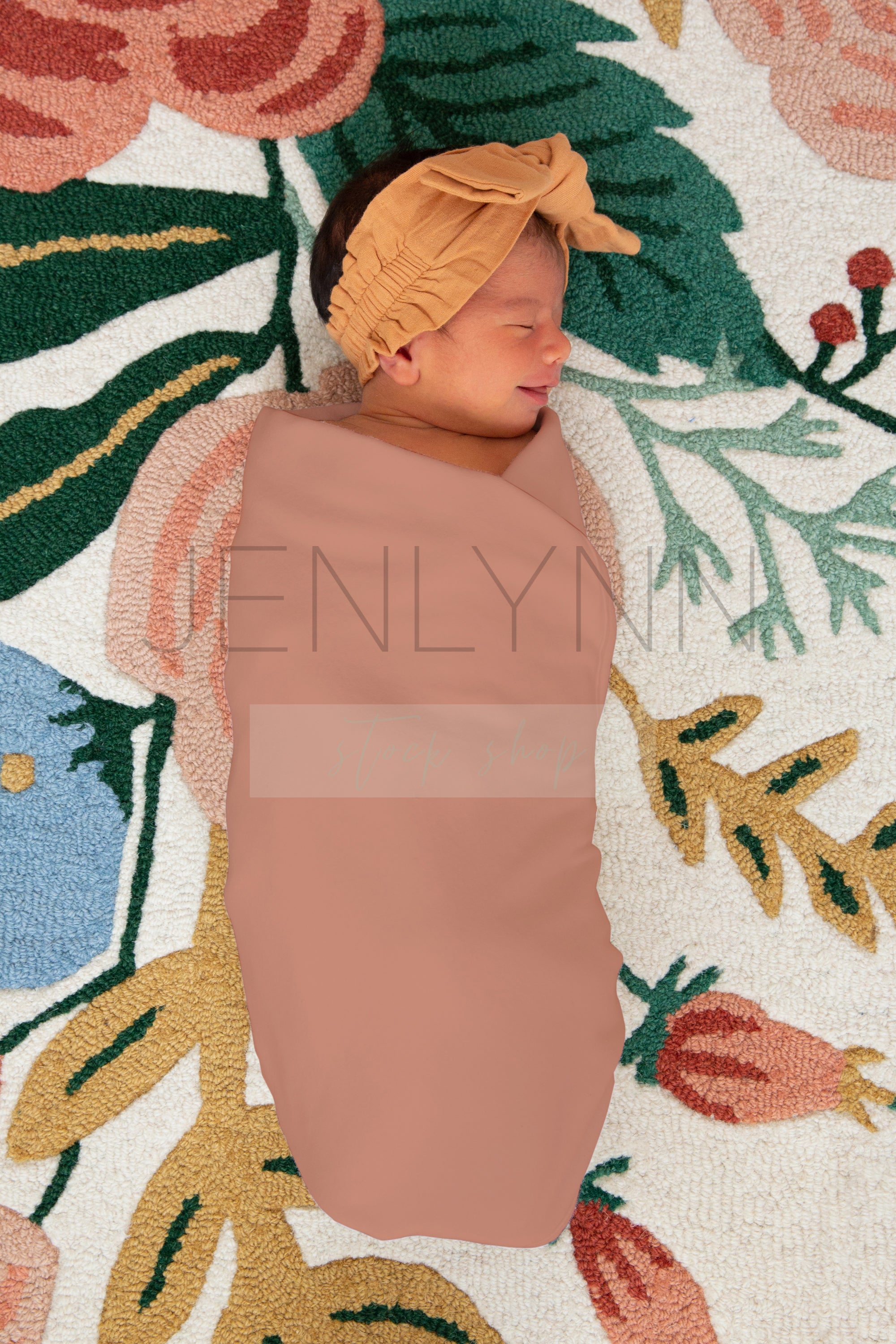 Jersey Baby Girl Blanket Mockup #GG26 PSD