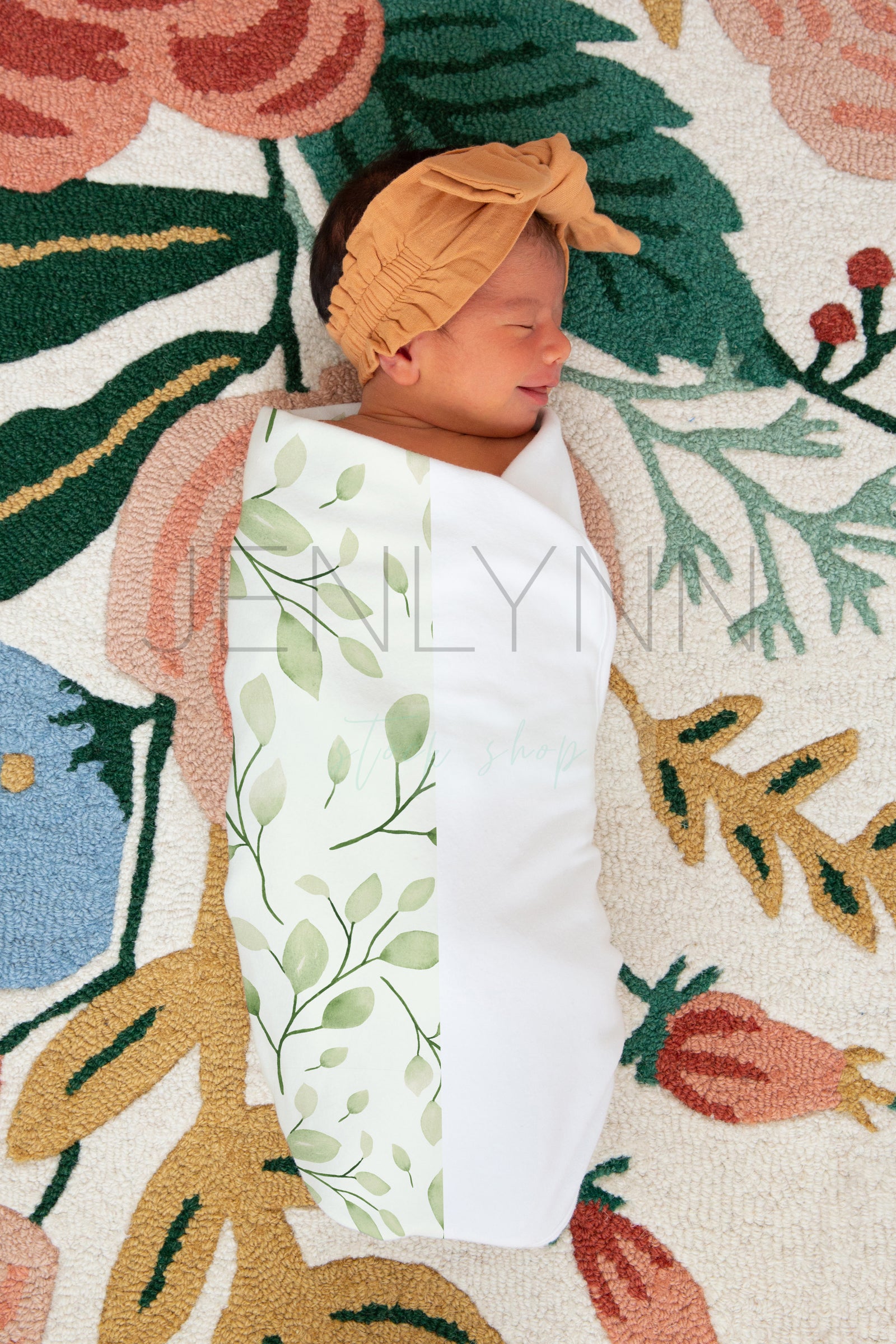 Jersey Baby Girl Blanket Mockup #GG26 PSD
