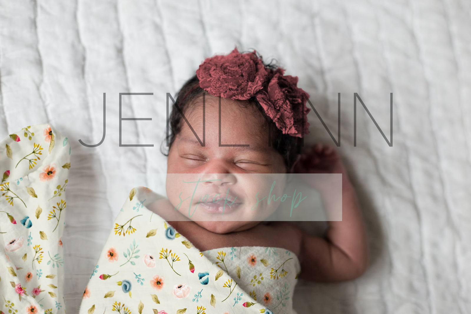 Swaddle Baby Blanket Mockup #2