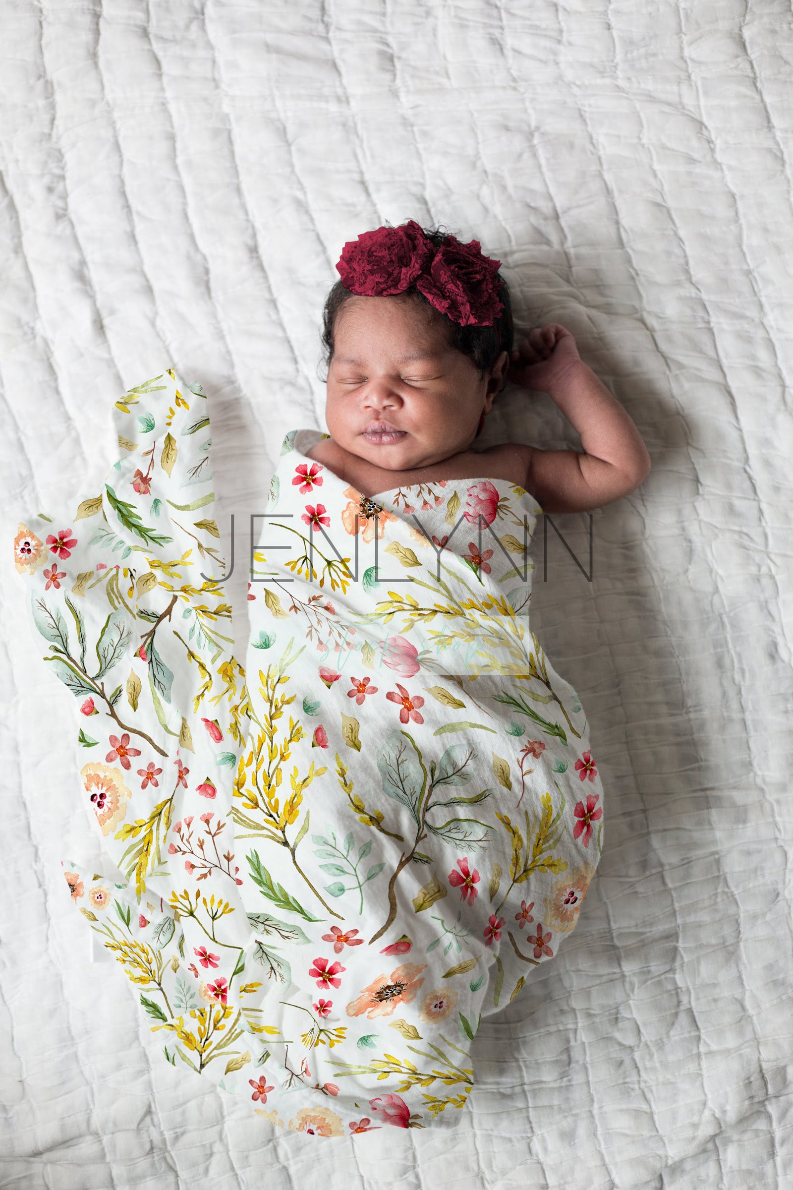 Black Baby Custom Blanket Mockup #1 PSD