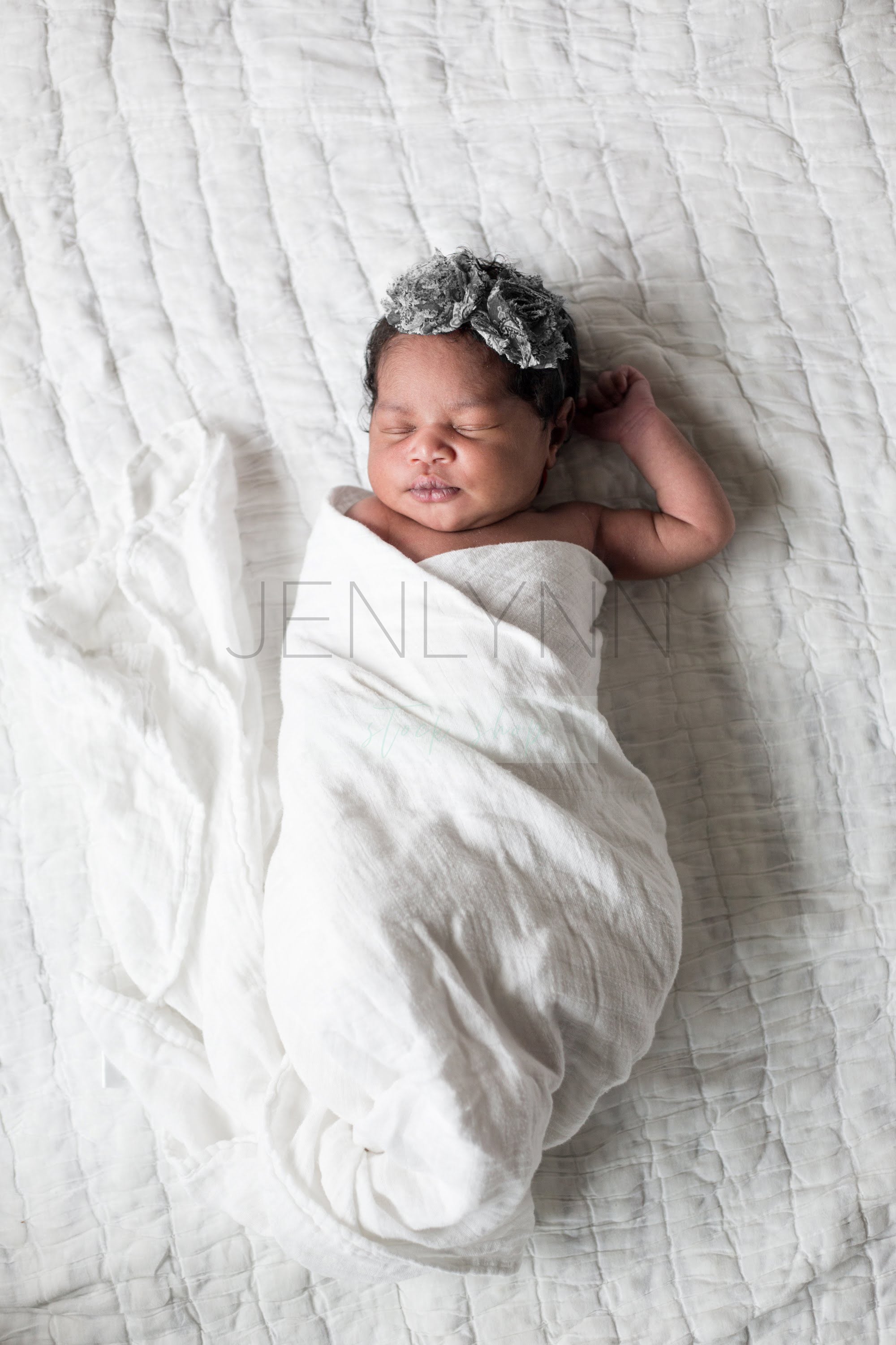 Black Baby Custom Blanket Mockup #1 PSD