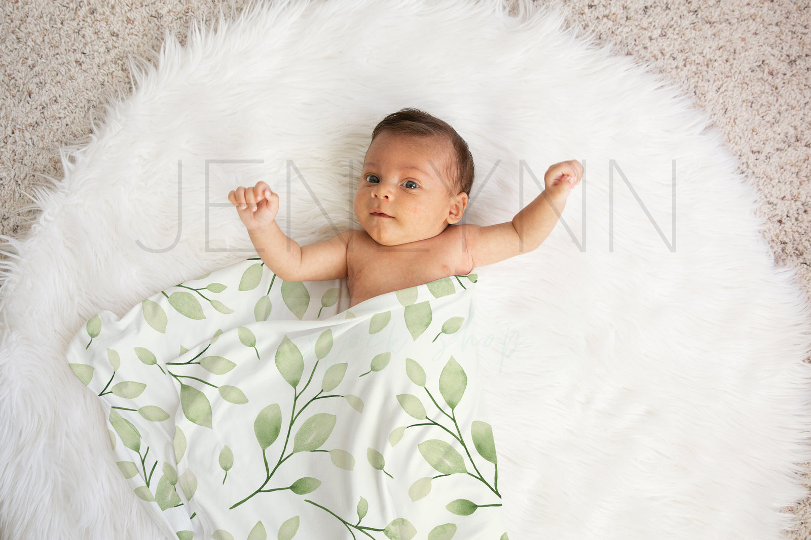 Stretch Jersey Blanket Mockup #BL11 PSD