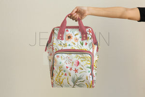 Custom Diaper Bag Backpack Mockup #15 PSD