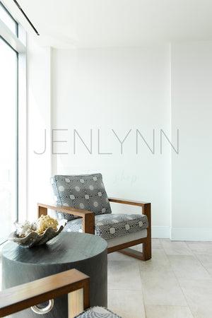 Modern Sitting Area Blank Wall Display JPG