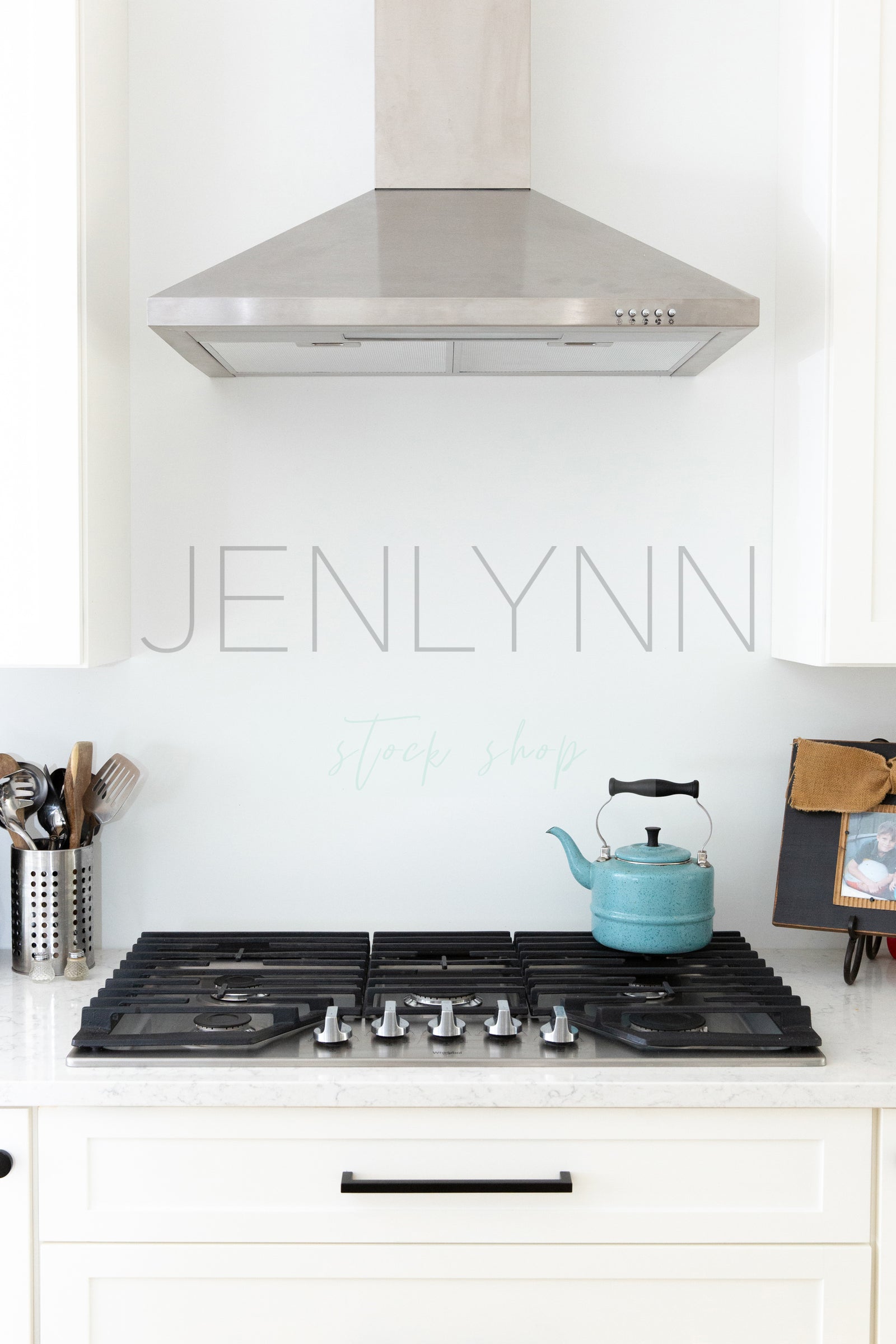 Kitchen Stovetop Wall Mockup