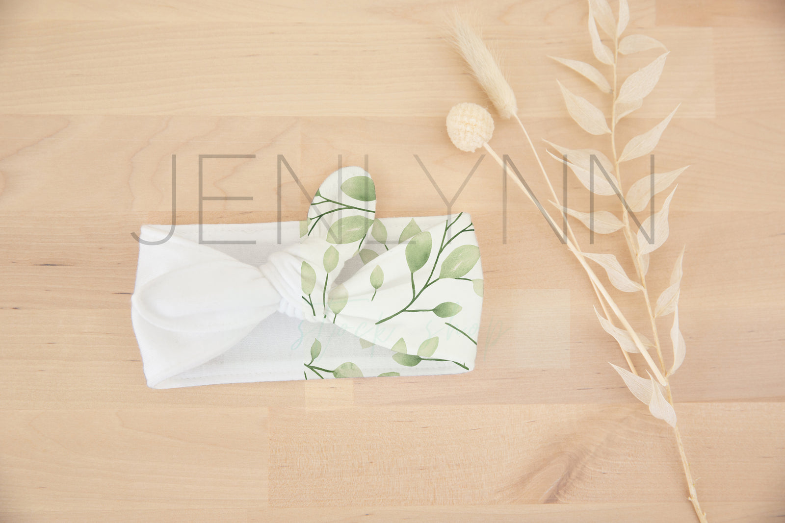 Tie Knot Baby Headband Mockup #3