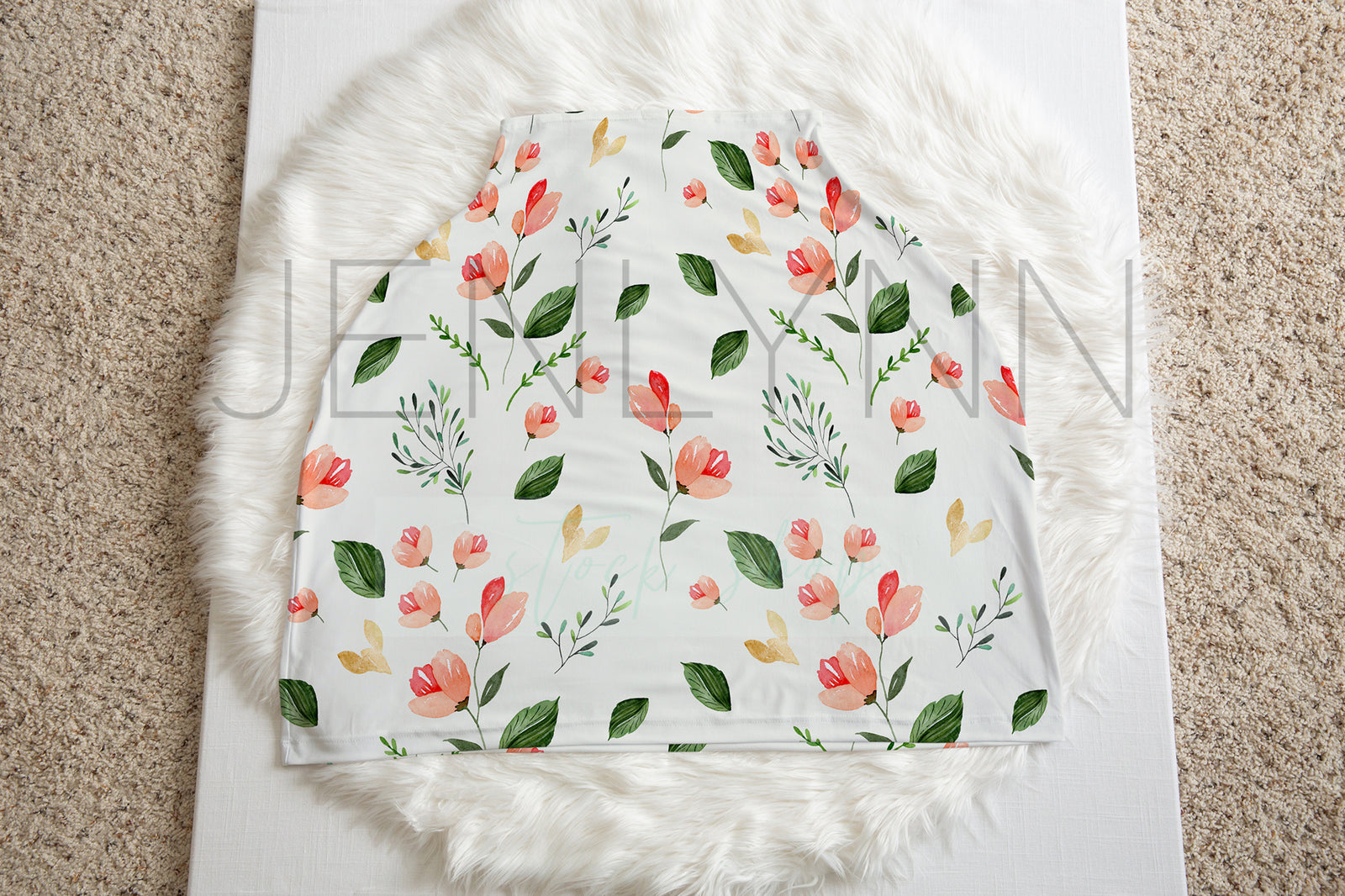 Car Seat/Nursing Cover Mockup #5 PSD