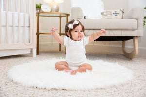 Blank White Onesie Mockup baby girl #14 JPG