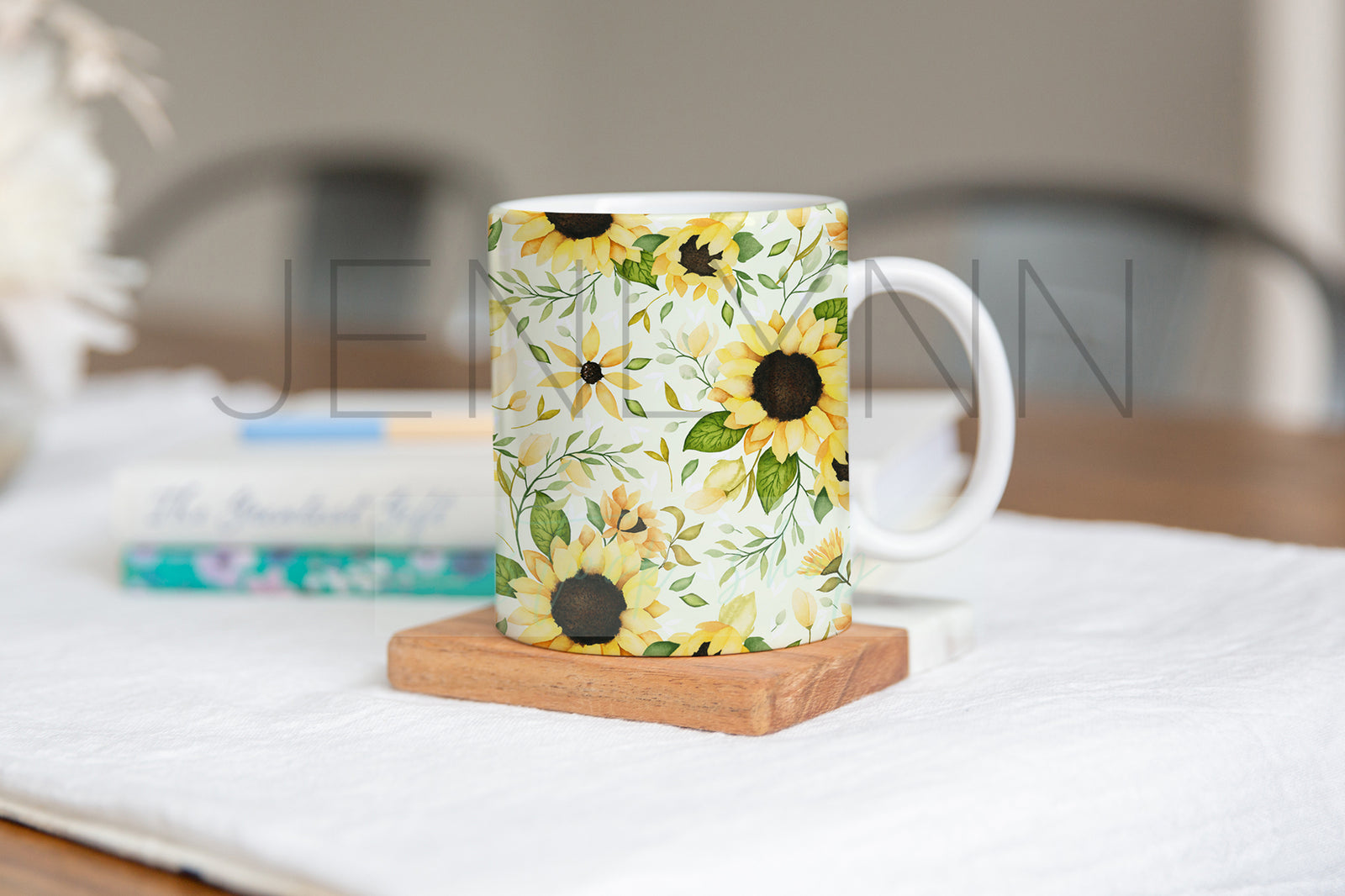 White Mug Mockup #1 PSD + JPG