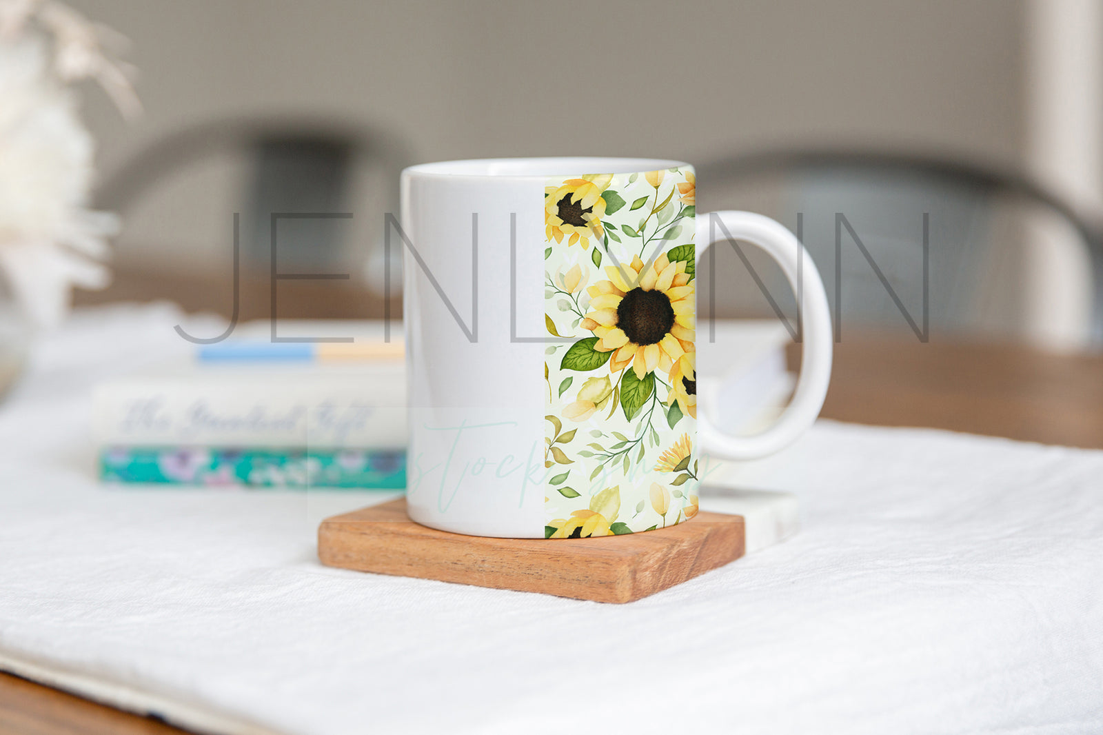 White Mug Mockup #1 PSD + JPG