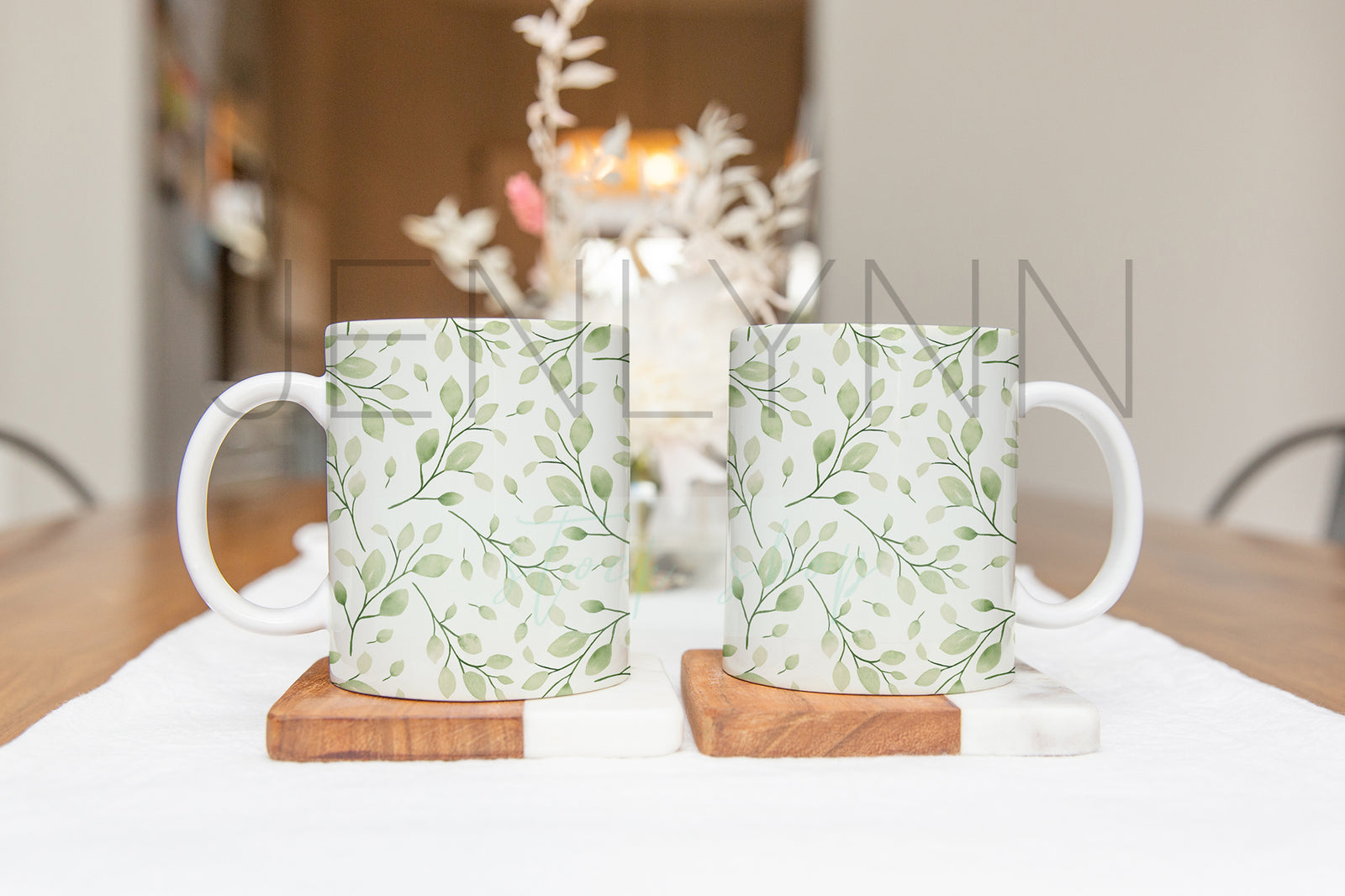 White Mug Mockup #5 PSD + JPG