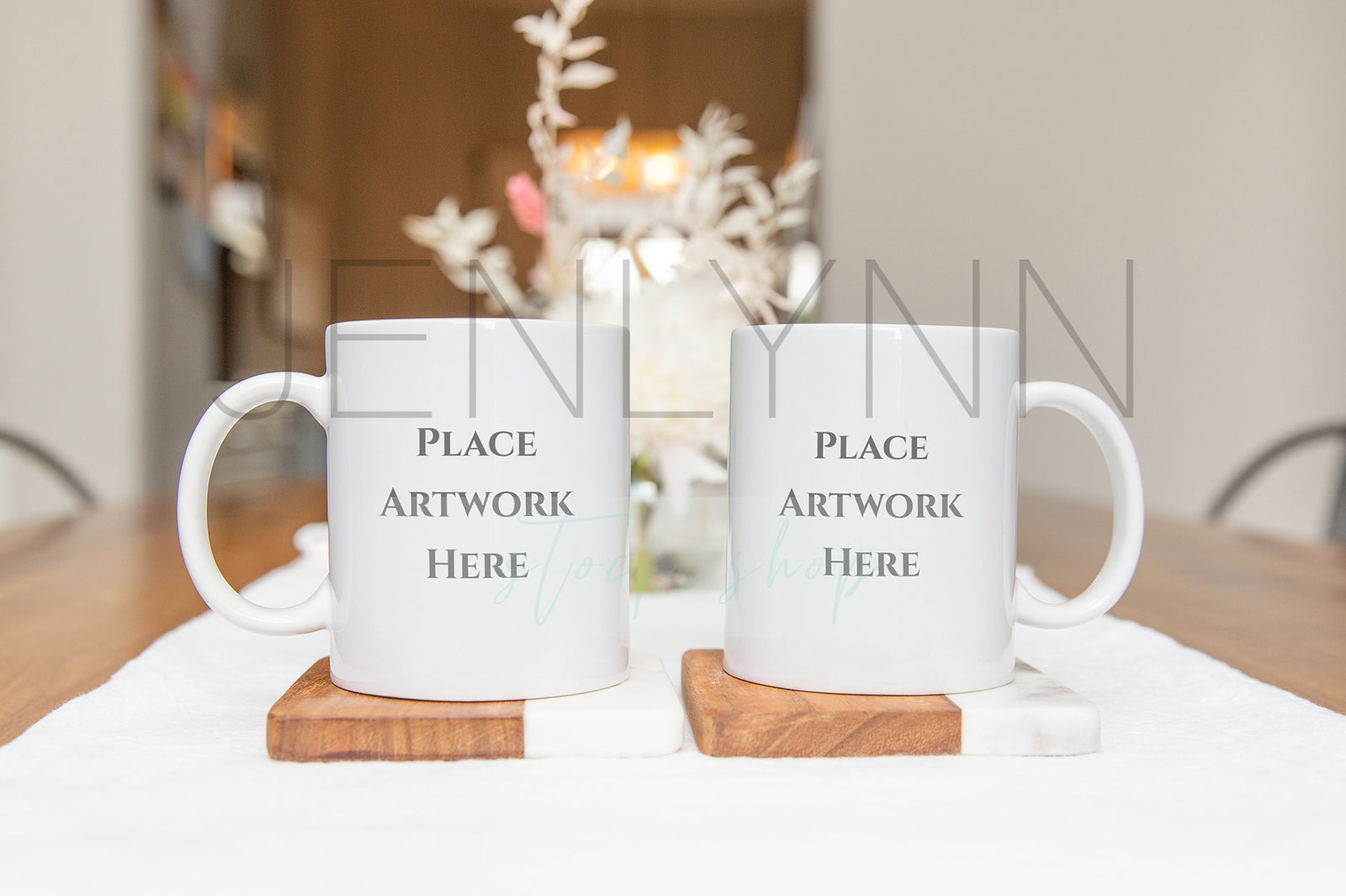 White Mug Mockup #5 PSD + JPG