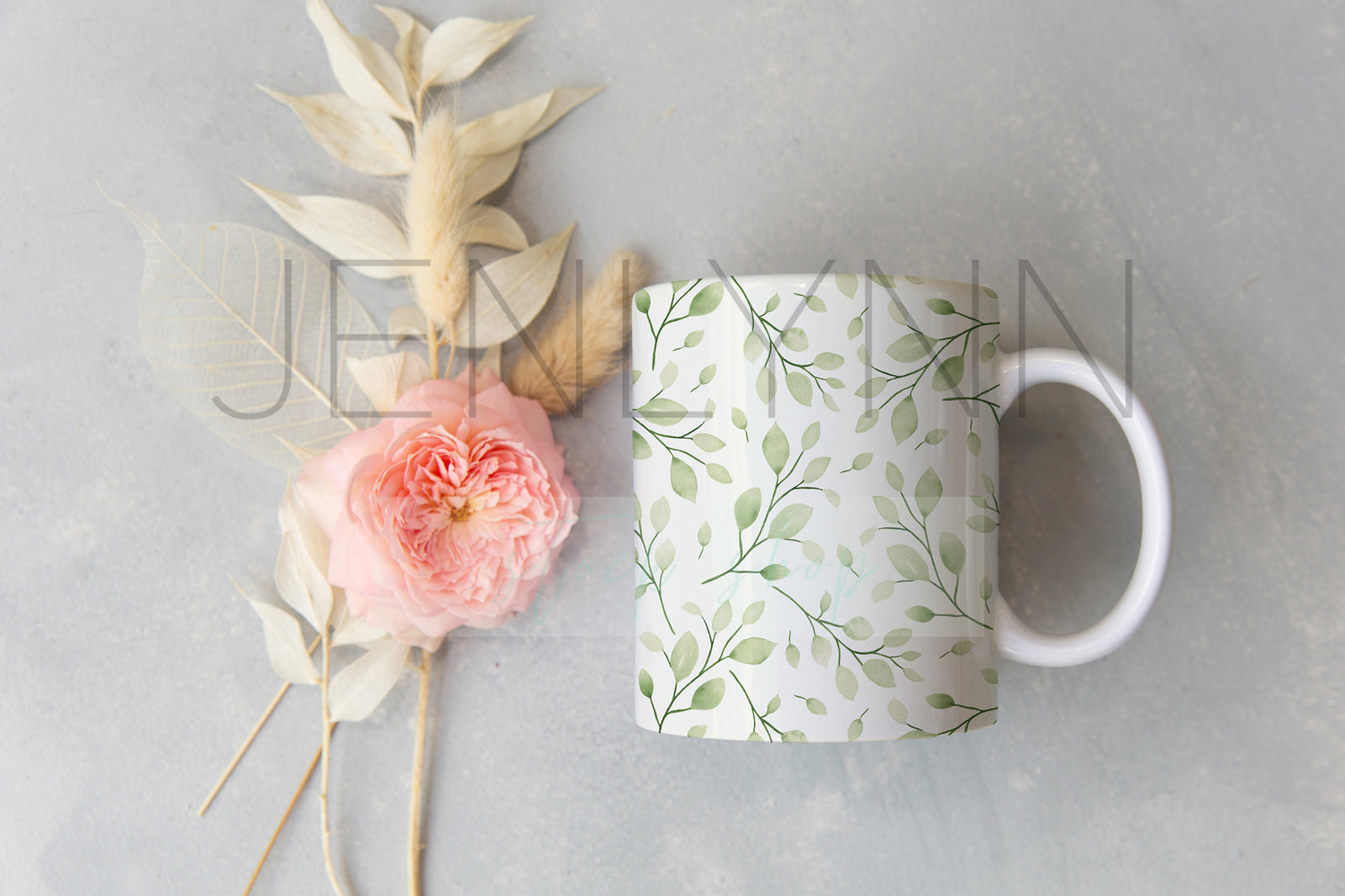 White Mug Mockup #8 PSD + JPG