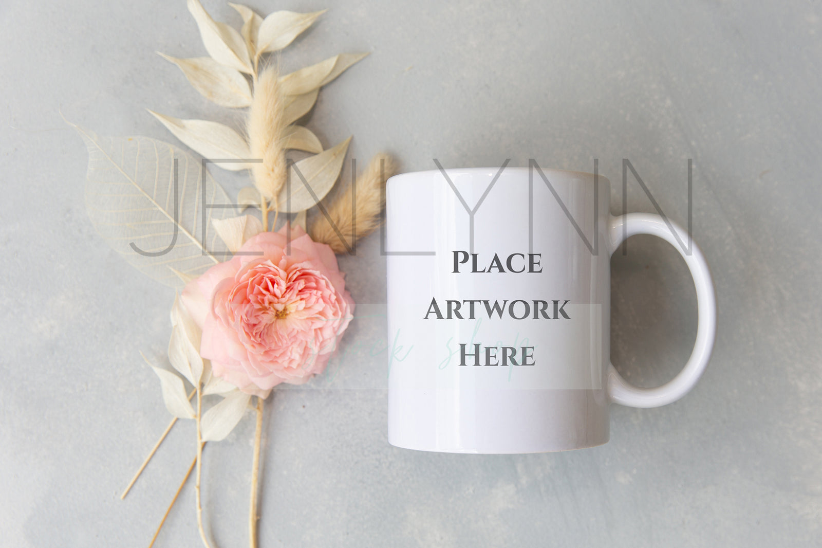 White Mug Mockup #8 PSD + JPG