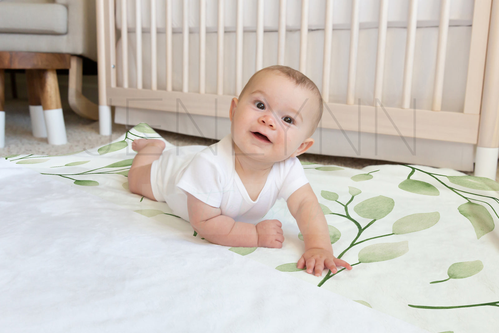 Baby Boy Minky Blanket Mockup #08